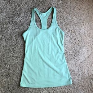 NIKE TEAL DRI FIT RACERBACK TANK TOP